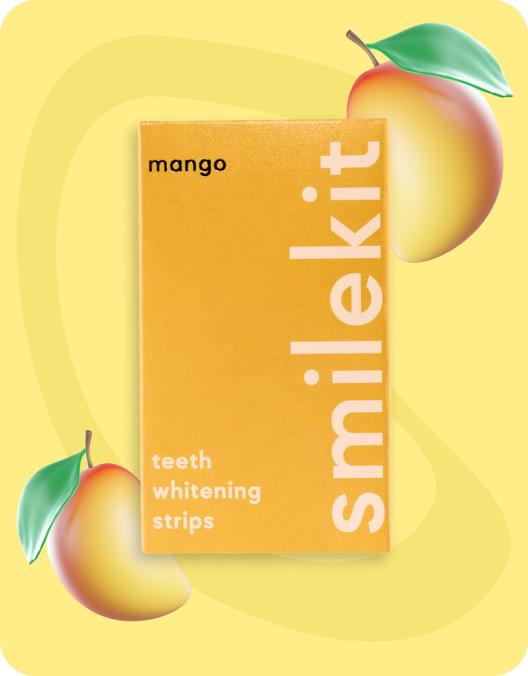 Mango teeth whitening strips - 7pcs