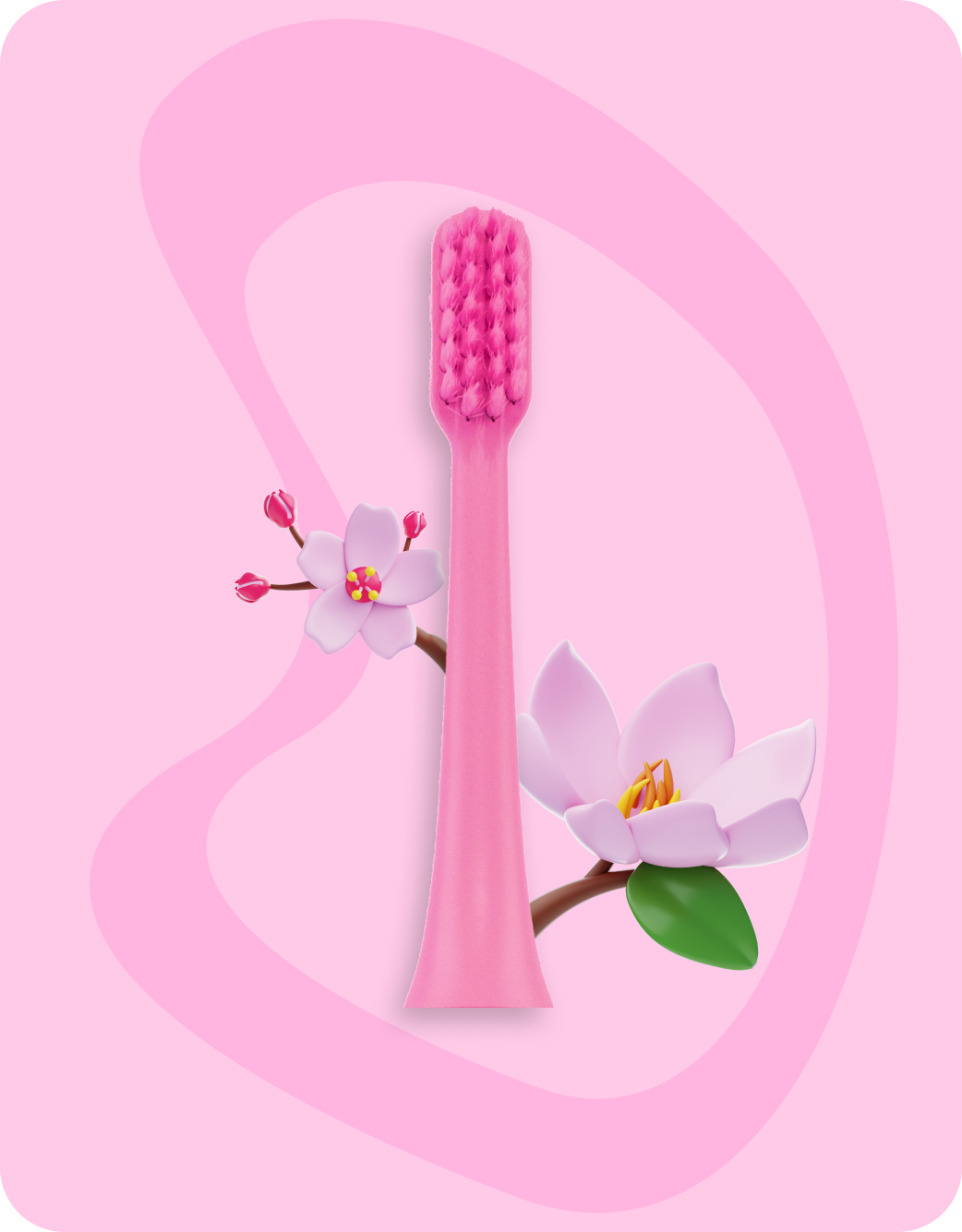 Toothbrush head - Pink
