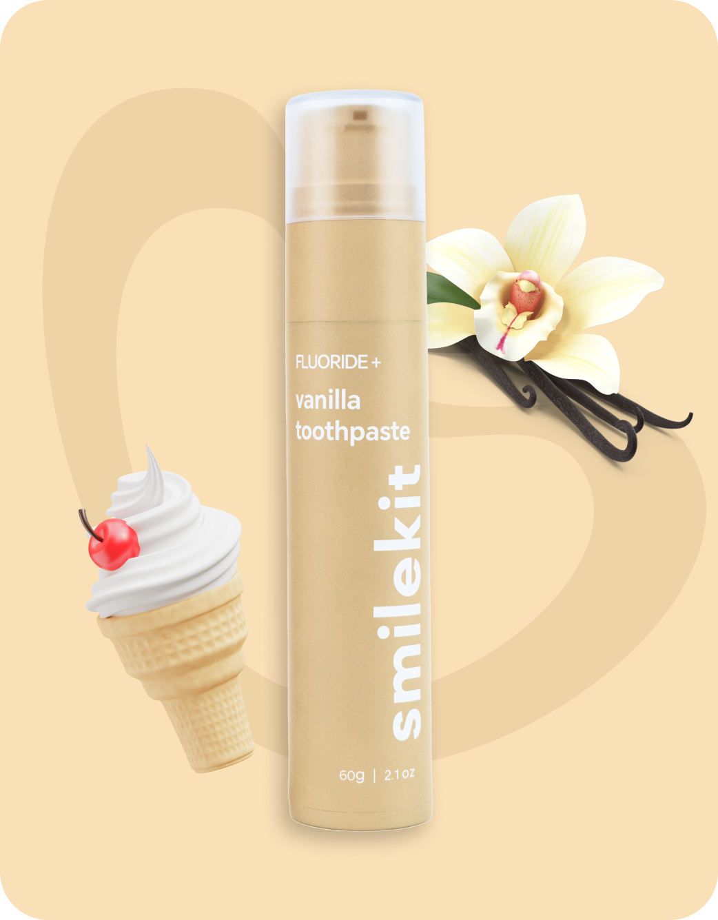 Vanilla toothpaste - 60g