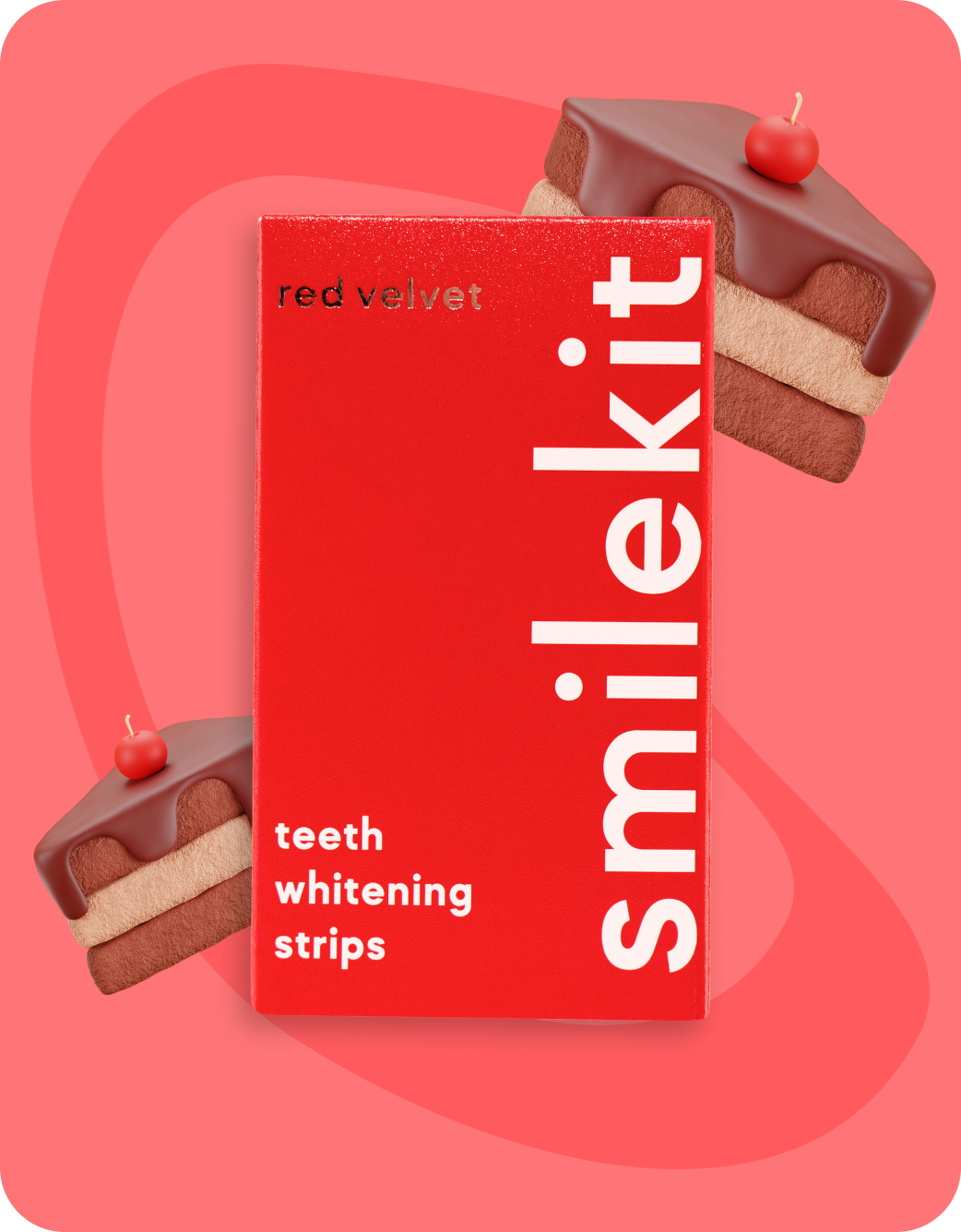 Red Velvet teeth whitening strips - 7pcs