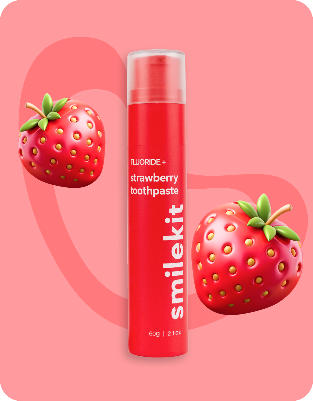 Strawberry tandkräm - 60g